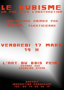 Conférence de Bena : le cubisme, un pas vers l&rsquo;abstraction