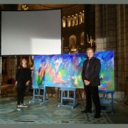 Performance artistique Thierry Escaich et Bena le 20 août 2017 à la cathédrale de Monaco
